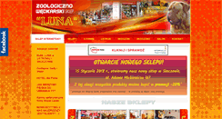 Desktop Screenshot of luna-zoologiczny.pl